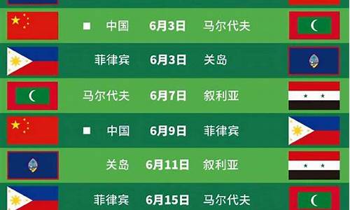 国足世预赛赛程更新最新消息_国足世预赛赛程2021赛程表北京时间